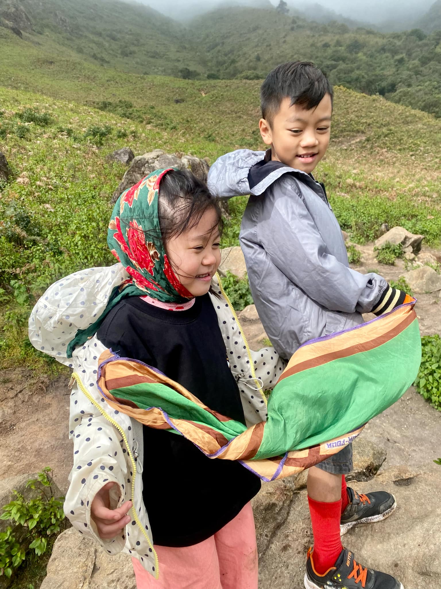 Gia đình leo núi Tà Tao