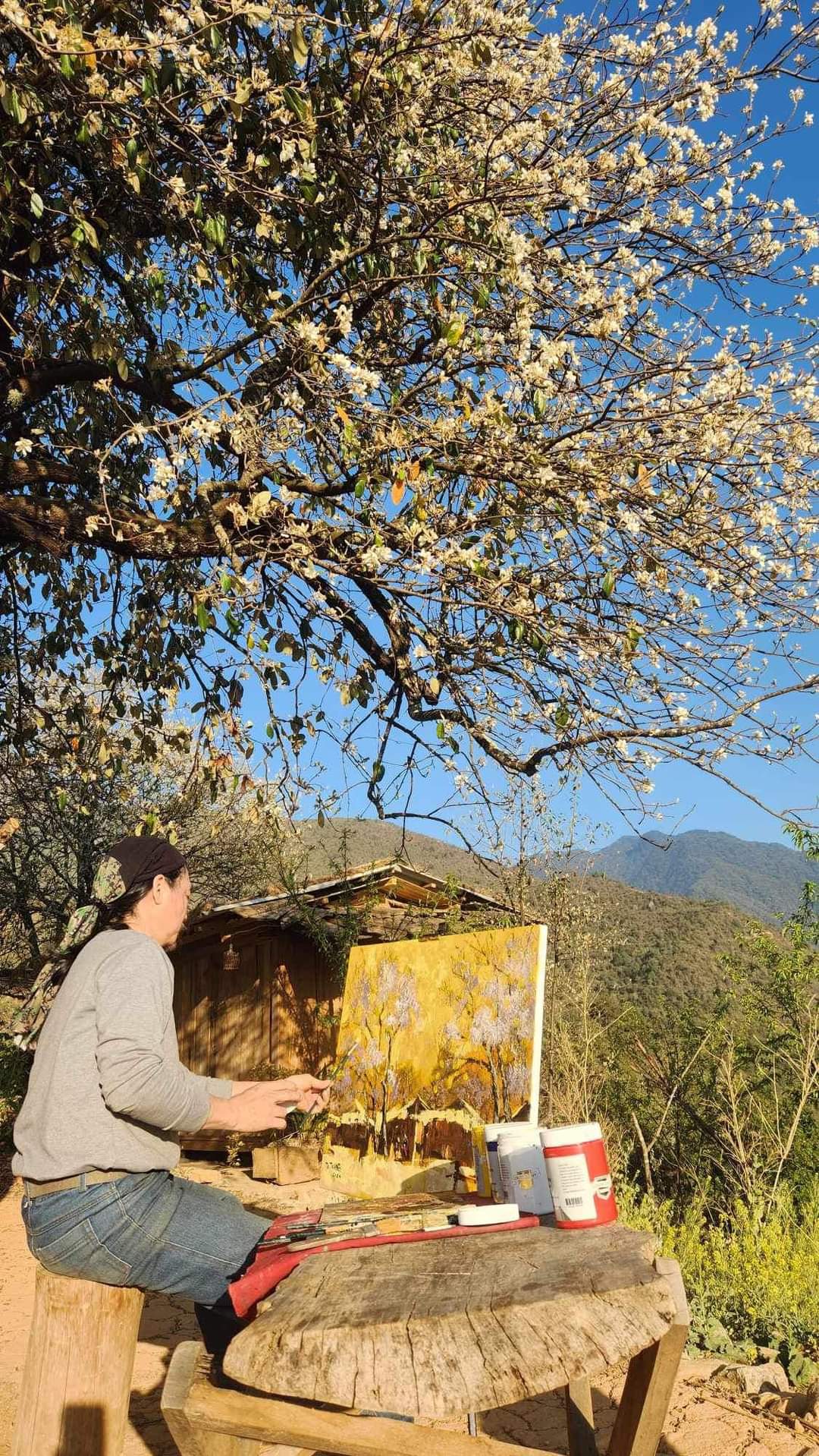 Nậm Nghiệp trong tranh