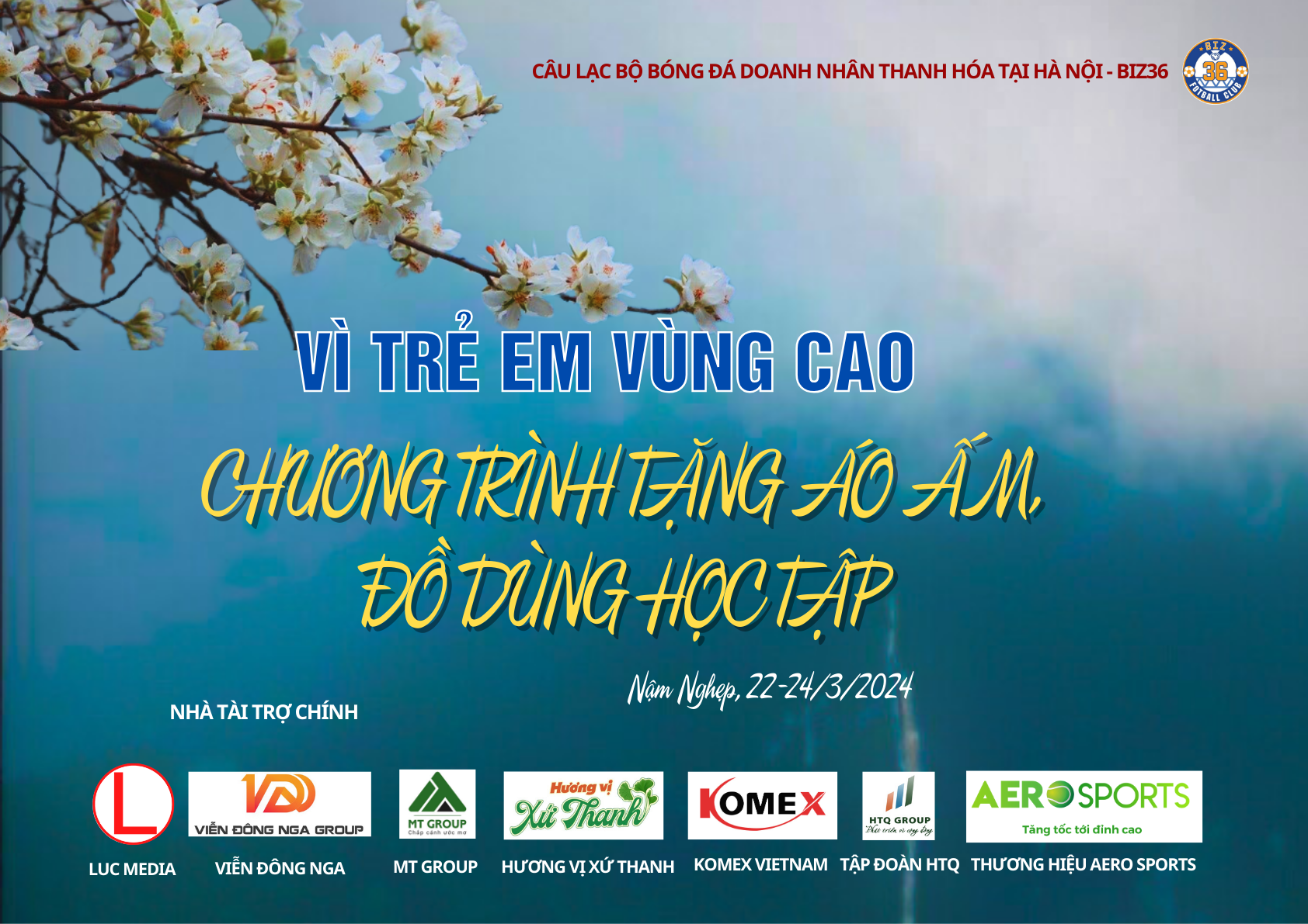 CLB Biz36 tặng 200 suất quà cho trẻ em miền núi Sơn La