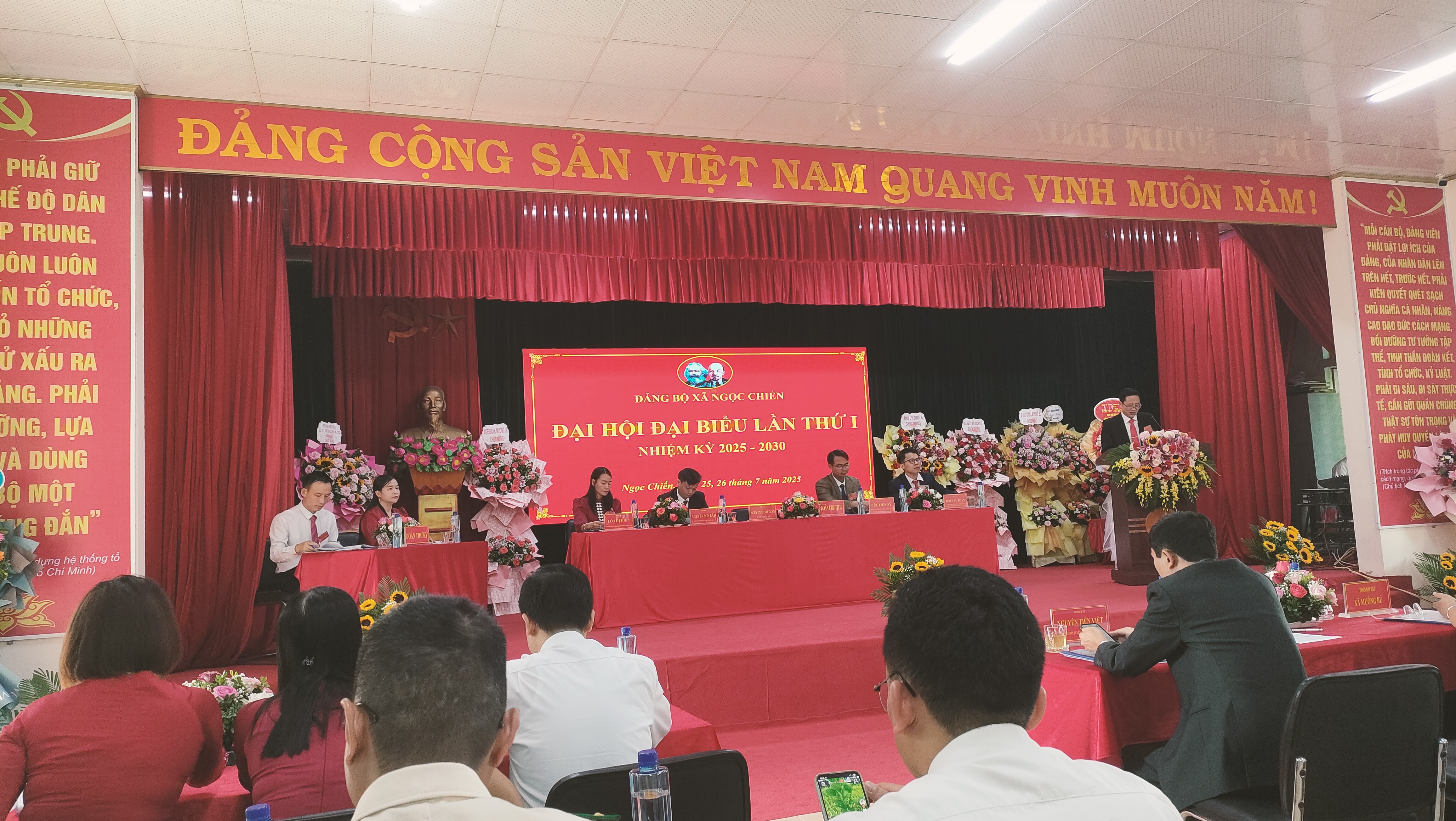 Đại hội Đảng bộ xã Ngọc Chiến 