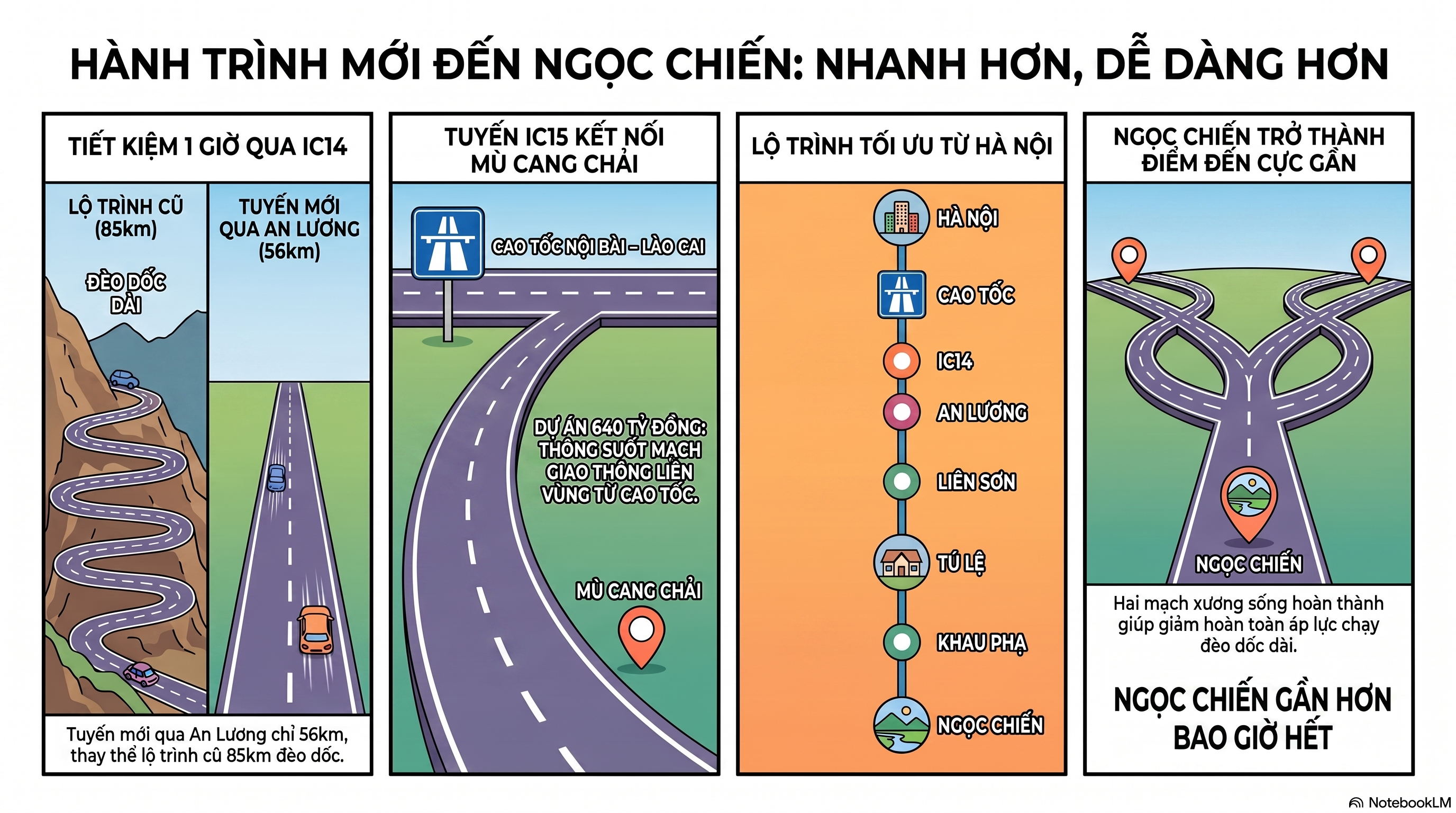 Cung đường mới đi Ngọc Chiến