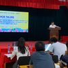 Chủ tịch xã Ngọc Chiến đối thoại với doanh nghiệp