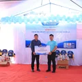 Công ty nhựa Bình Minh trao tặng bản Nậm Nghiệp, xã Ngọc Chiến, tỉnh Sơn La 7.500 mét ống nước