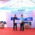Công ty nhựa Bình Minh trao tặng bản Nậm Nghiệp, xã Ngọc Chiến, tỉnh Sơn La 7.500 mét ống nước