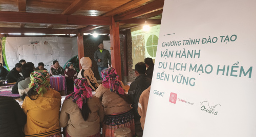 Đào tạo kỹ năng du lịch mạo hiểm cho HTX Nậm Nghẹp trong khuôn khổ Dự án GREAT giai đoạn 2