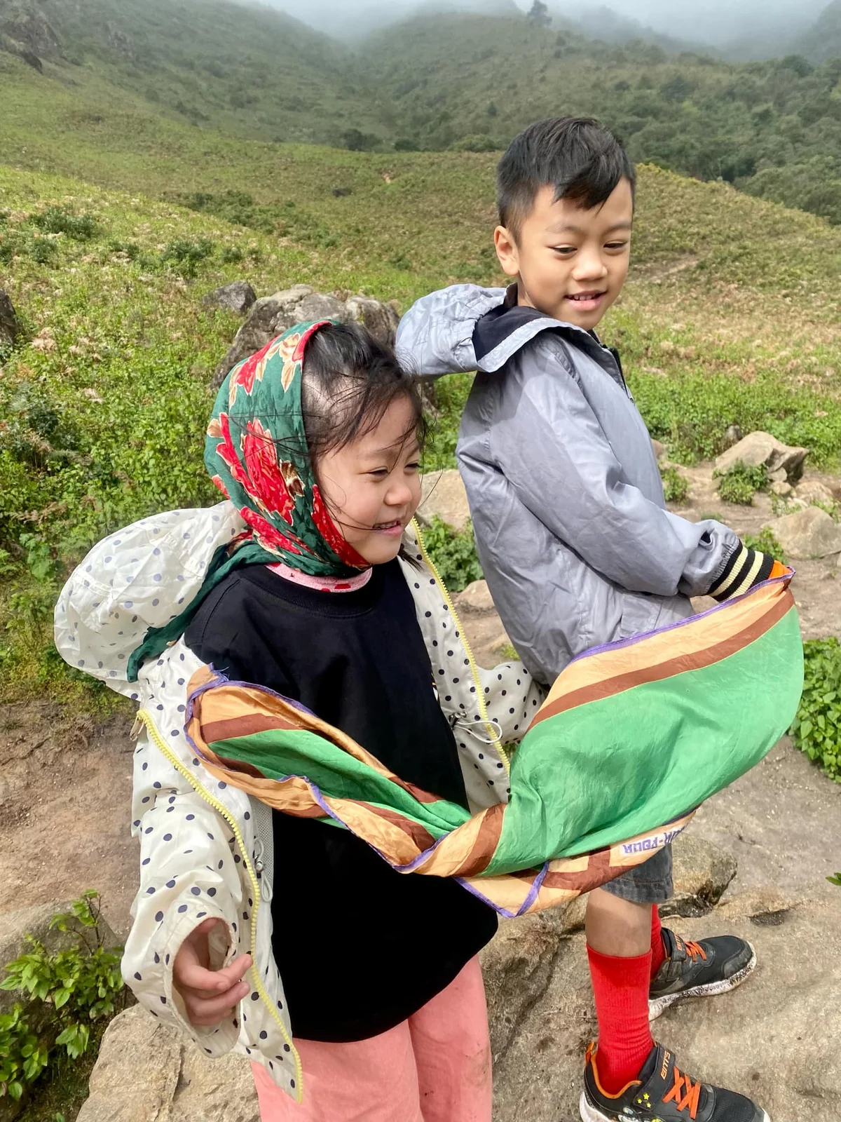 Gia đình leo núi Tà Tao